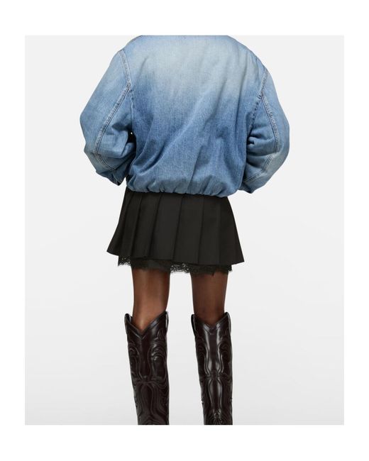 Acne Black Mini Pleated Skirt