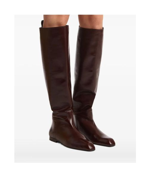 Khaite Black Colt Knee-High Boots