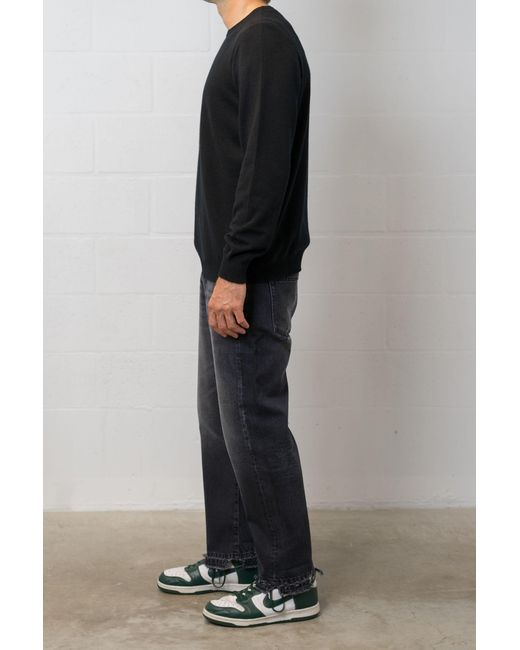 Avant Toi Black Long-Sleeved Sweater for men