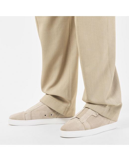 Christian Louboutin Natural Chr St Louis Low-Top Trainers for men
