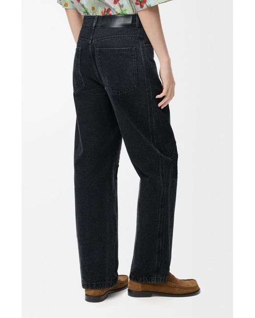 Loewe Blue Anagram Baggy Jeans for men