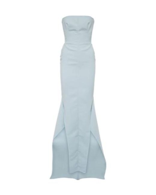 Maticevski Blue Notorious Crepe Corset Gown
