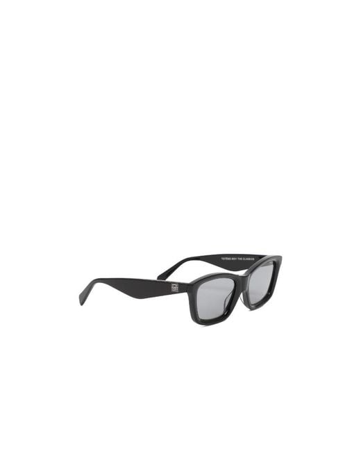 Totême White Totême Rectangular Frame Sunglasses