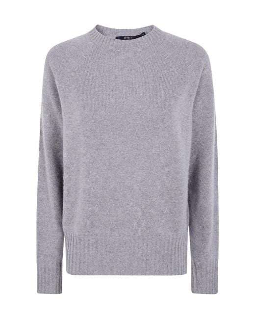 Seventy Gray Cashmere Round Neck Sweater