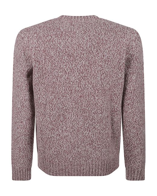 Eleventy Brown Long-Sleeved Sweater for men