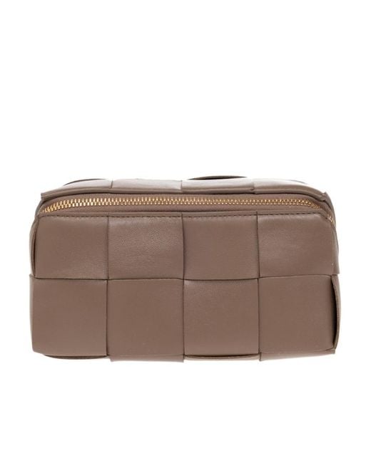 Bottega Veneta Brown Cassette Beauty Case