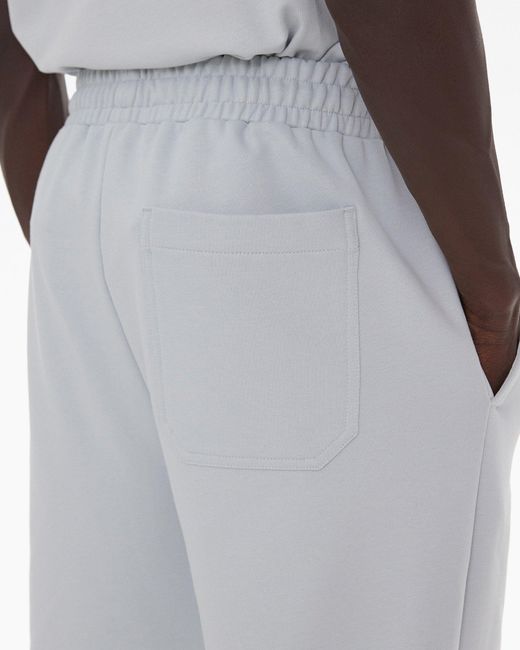 Helmut Lang Gray Logo-Print Cotton Track Pants for men