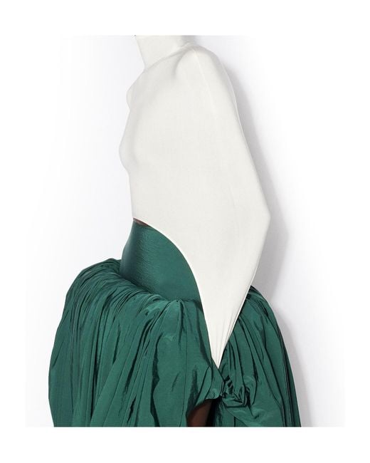 Alaïa White Top Tension En Maille Seconde Peau