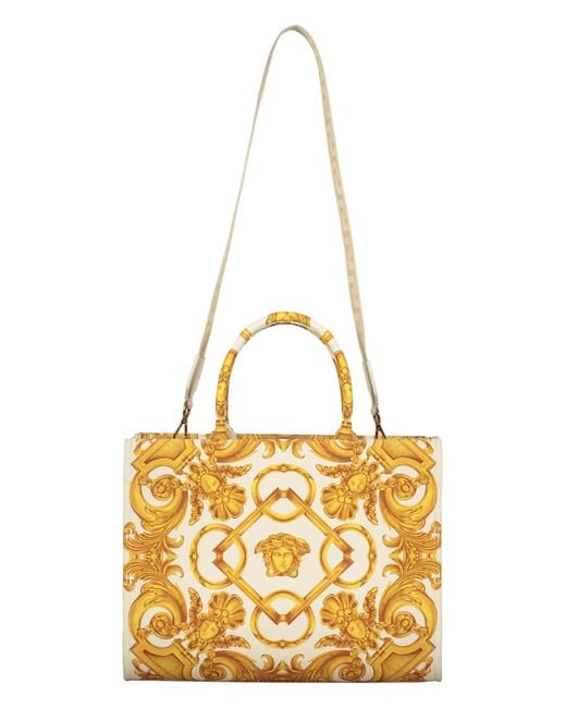 Versace Metallic Medusa Barocco Top Handle Bag