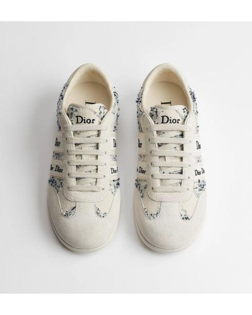 Dior White Ribbon Sneaker
