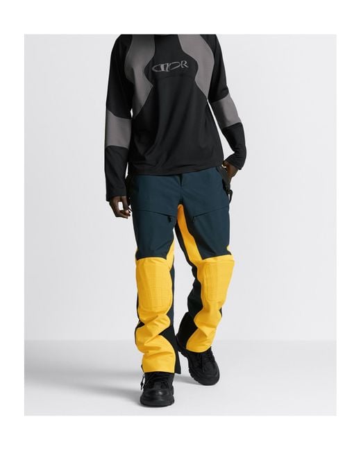Dior Blue And Descente And Lewis Hamilton Ski Pants With Suspenders for men