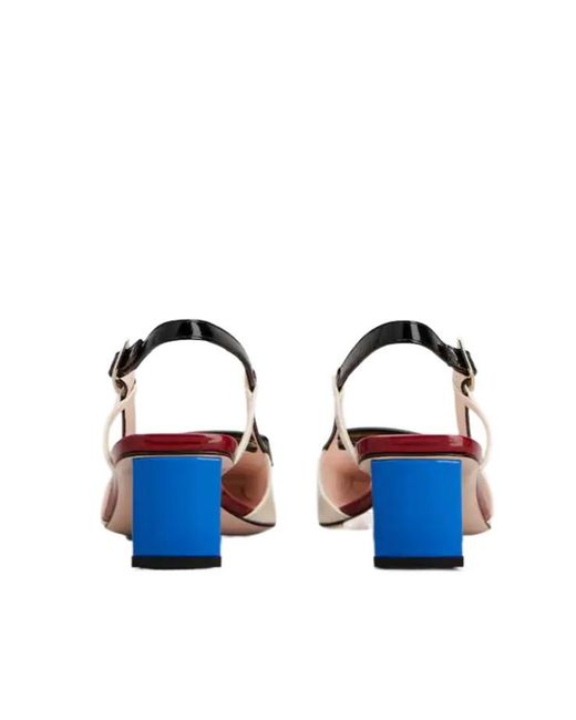 Roger Vivier Multicolor Escarpins Slingback Belle Vivier En Cuir Verni