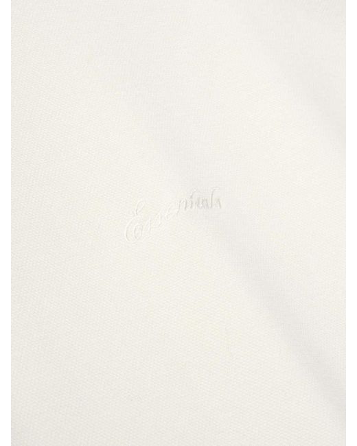 Fear Of God White Logo T-Shirt for men