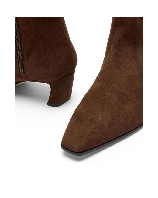 Stuart Weitzman Brown Stassi Zip Bootie 50