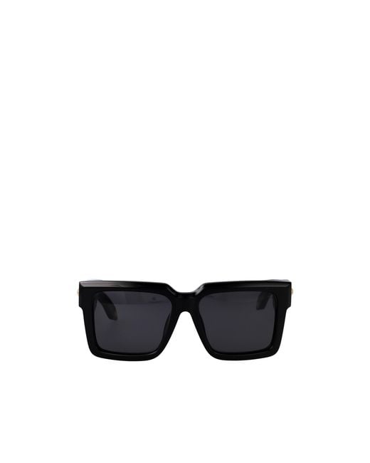 Roberto Cavalli Black Square-Frame Sunglasses