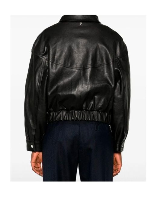 Dondup Black Zip-Front Jacket