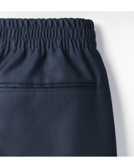 Dior Blue Tailored Track Pants for men