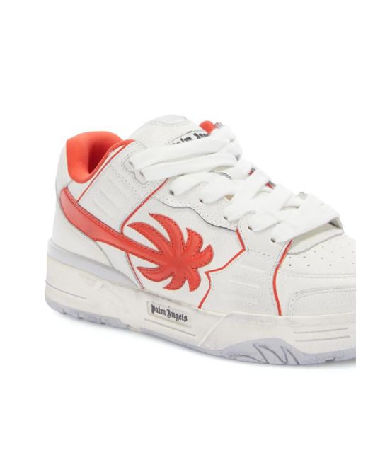 Palm Angels White Venice Worn Out Trainers for men