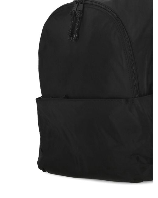 DIESEL Black D-Pack Logo Plaque Backpack for men