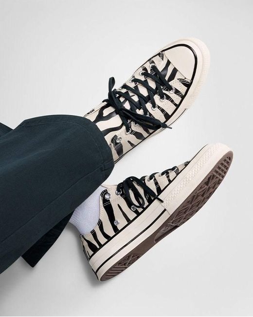 Converse White Laced Sneakers