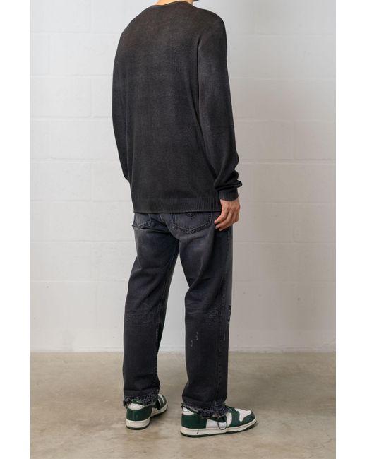 Avant Toi Black Long-Sleeved Pullover