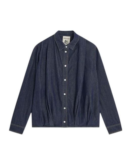 Semicouture Blue Denim Shirt