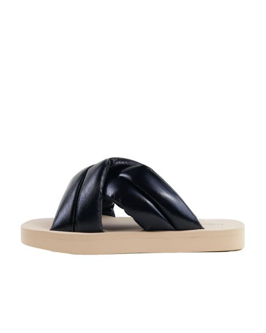 Proenza Schouler Blue Crossover Slide Sandals
