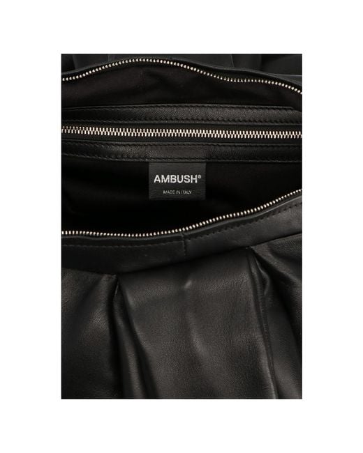Ambush Black Twist Top Handle Bag
