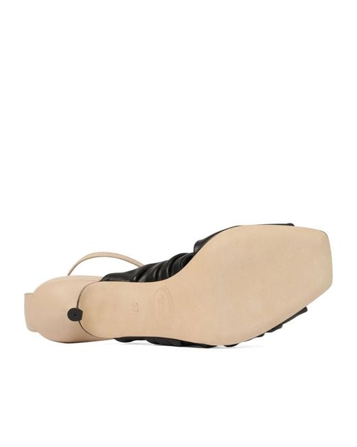 Scarosso Black Knot Sandals