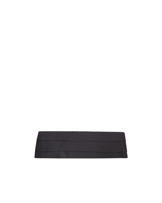 Tom Ford Black Clasp Fastened Satin Cummerbund for men