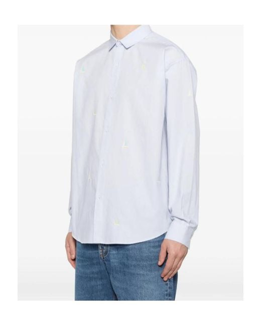 Maison Labiche White Long-Sleeved Shirt for men