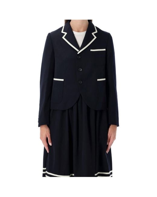 Comme des Garçons Black Comme Des Garçons Girl Single-Breasted Tailored Blazer