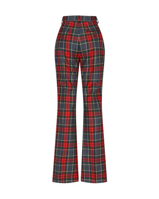 Vivienne Westwood Red Tartan" Bootcut Trousers