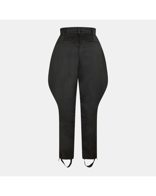 Gucci Black Simple And Elegant Long Trousers