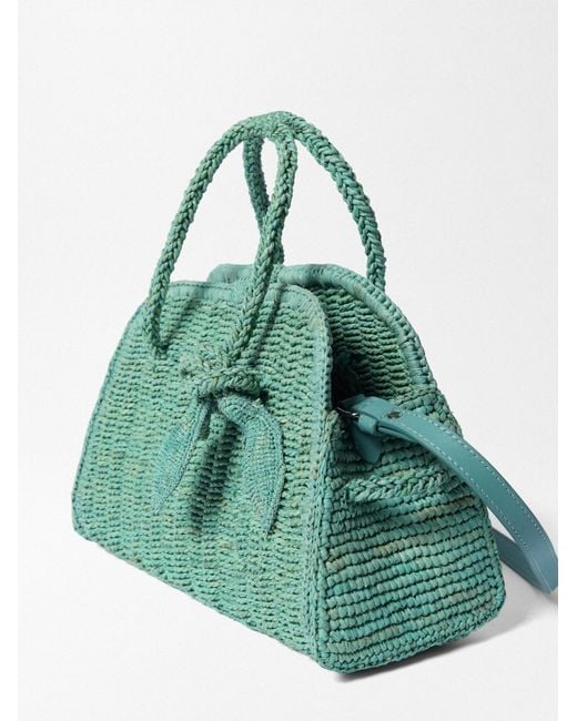 Jacquemus Green Double-Handled Handbag