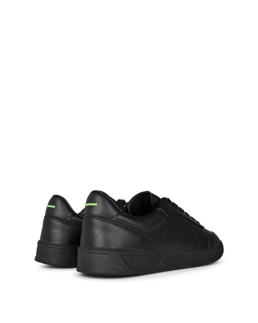 Boss Black Leather Casual Shoes for men