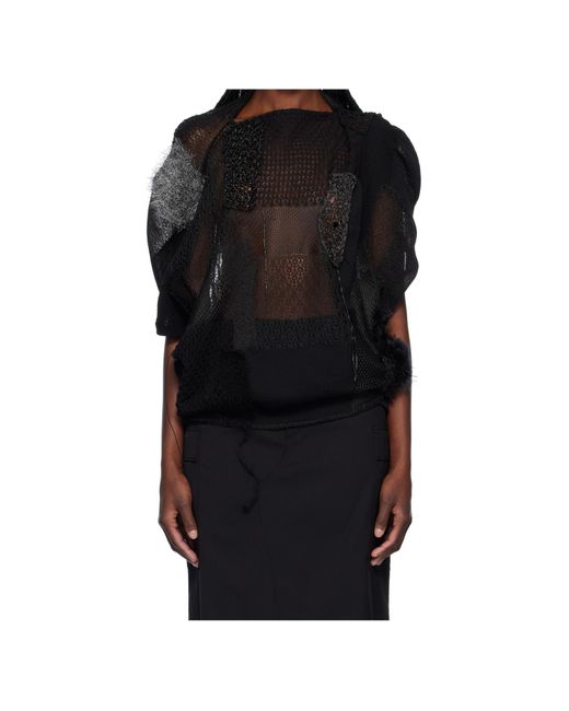 Junya Watanabe Black Panel Detail Sweater