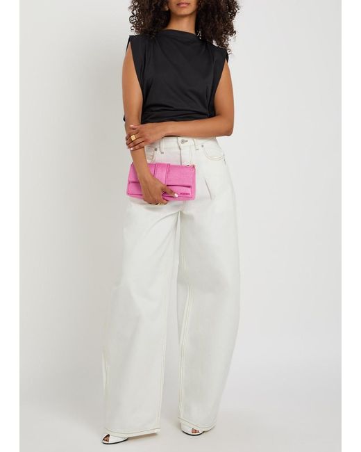 Jacquemus White Versatile High-Waist Wide-Leg Jeans