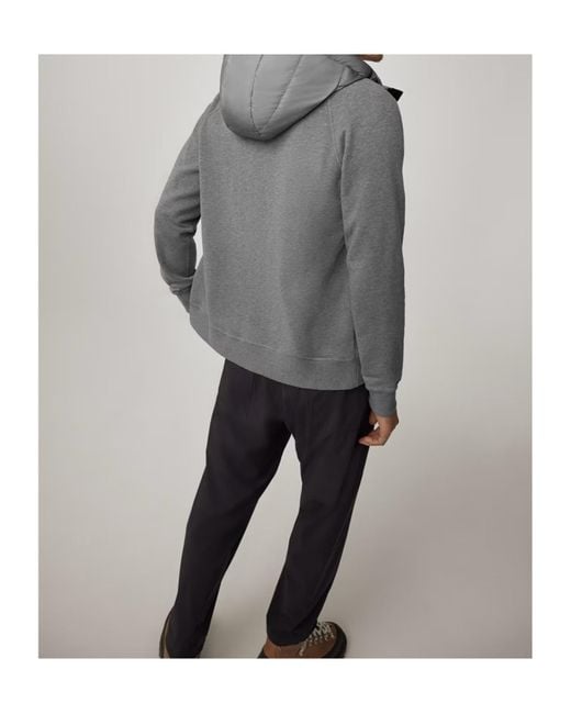 Canada Goose Gray Apos;S Hybridge Huron Padded-Front Jacket for men