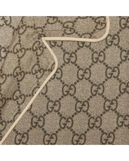 Gucci Natural Gg Supreme Printed Shirt