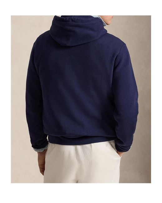 Polo Ralph Lauren Blue Minimalist Hoodie for men