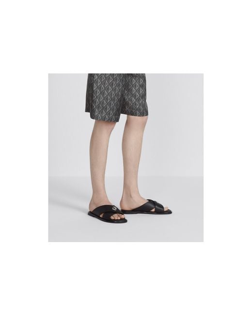 Dior Black Alias Sandal for men