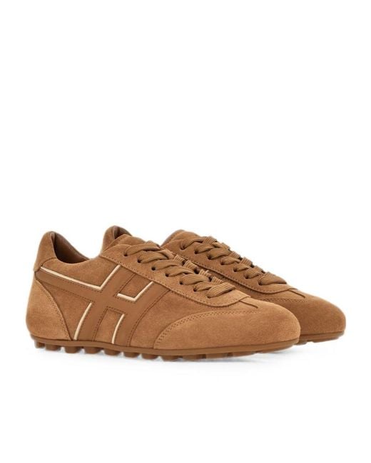 Hogan Brown Olympia Sneakers