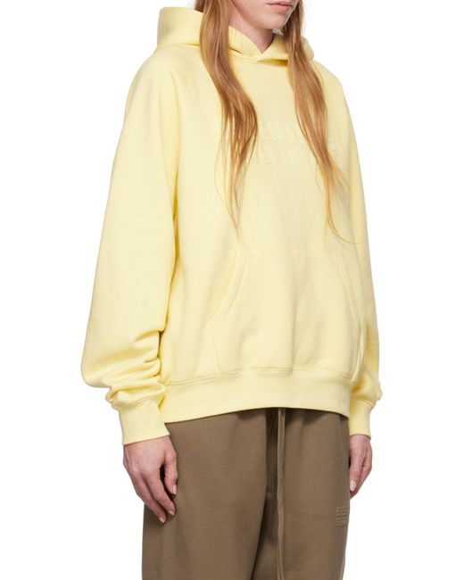 Fear Of God Natural Embossed-Logo Hoodie