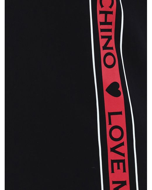 Moschino Black Logo-Detail Short-Sleeved T-Shirt