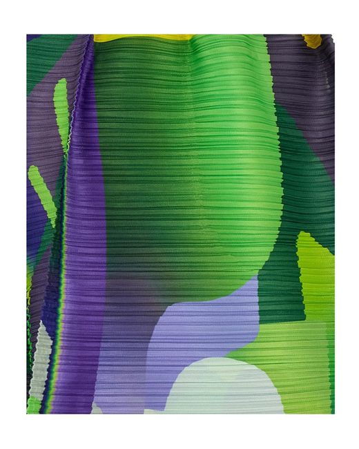 Pleats Please Issey Miyake Green Pleats Please Issey Miyake Playground Shorts