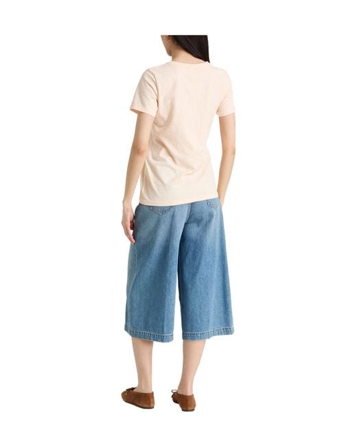 Rag & Bone Natural Solid Color T-Shirt