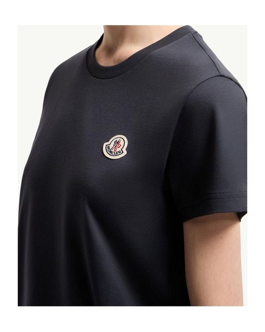 Moncler Blue Logo Patch Three-Pack Of T-Shirts