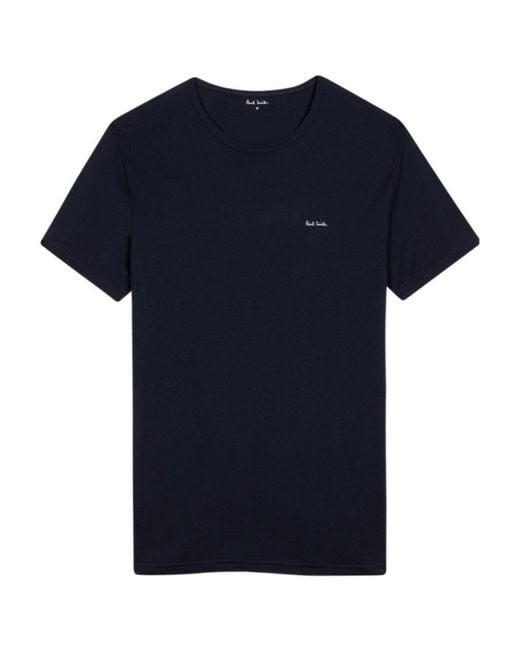 Paul Smith Blue 5 Pack Crewneck T-Shirt for men