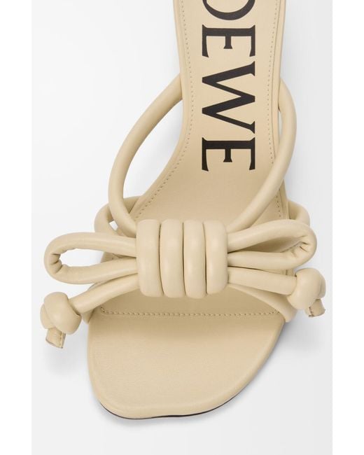 Loewe Natural Flamenco Knot Sandals